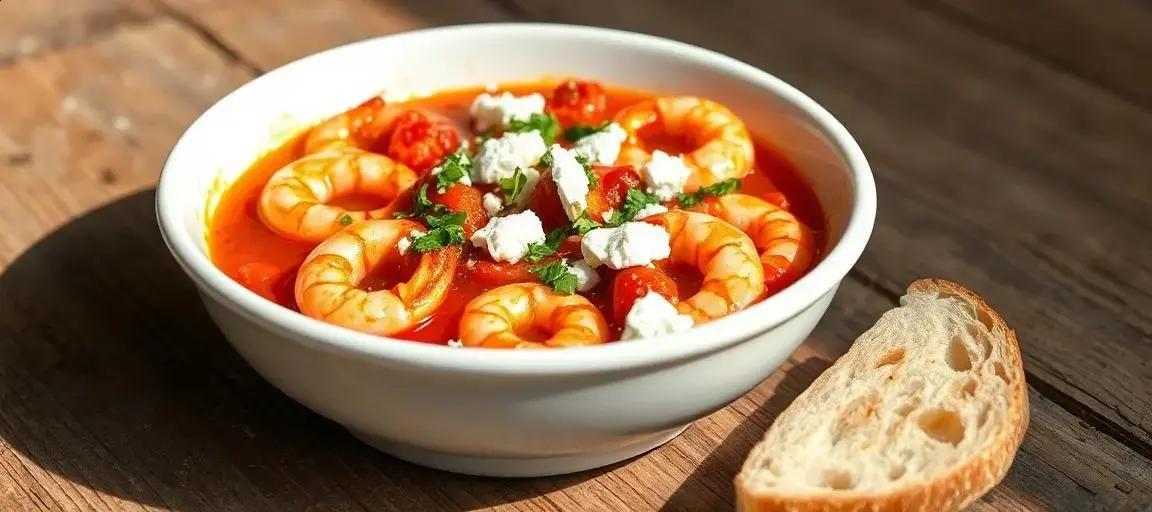 shrimp saganaki — Mediterranean Diet Hub