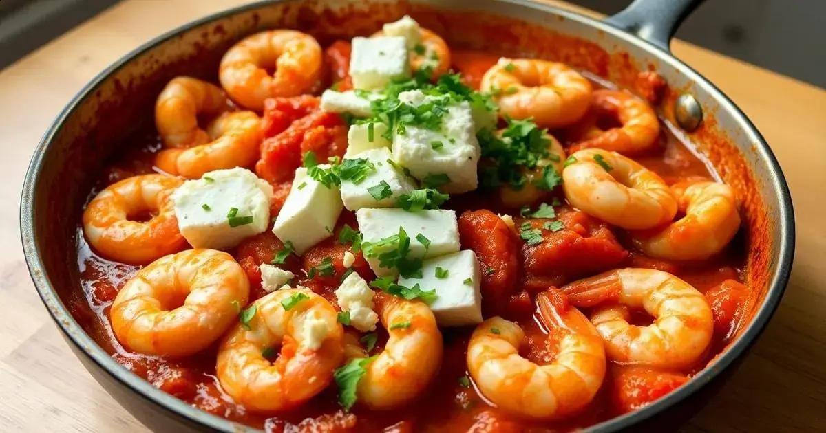 shrimp saganaki — Mediterranean Diet Hub