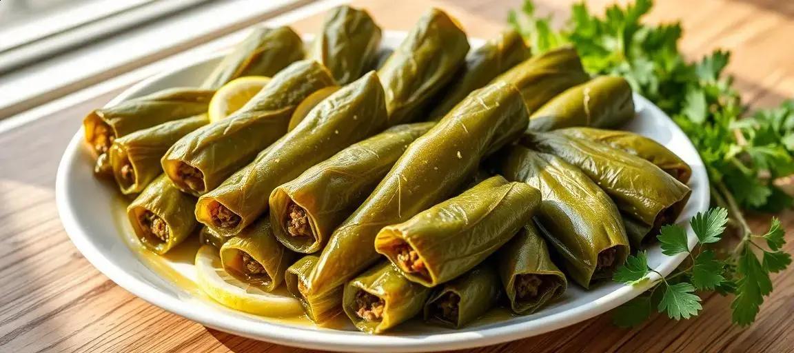 stuffed grape leaves — Mediterranean Diet Hub