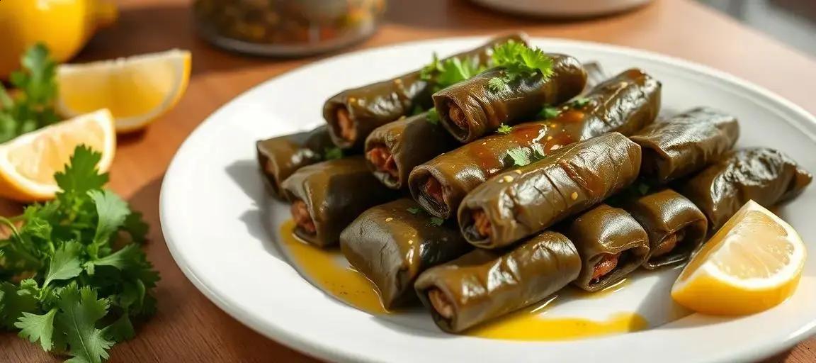 stuffed grape leaves — Mediterranean Diet Hub