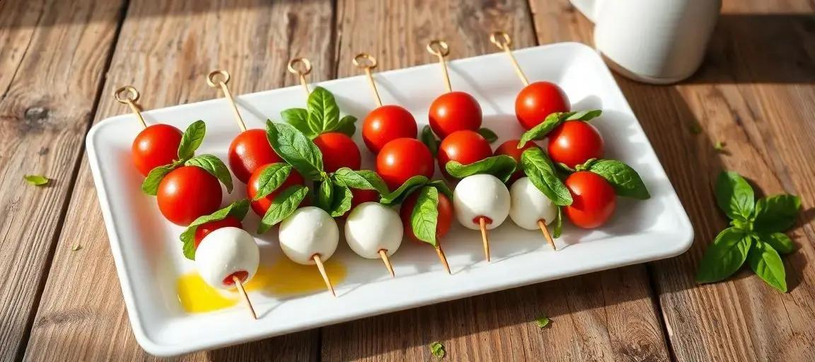 caprese skewers — Mediterranean Diet Hub