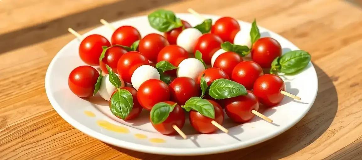 caprese skewers — Mediterranean Diet Hub