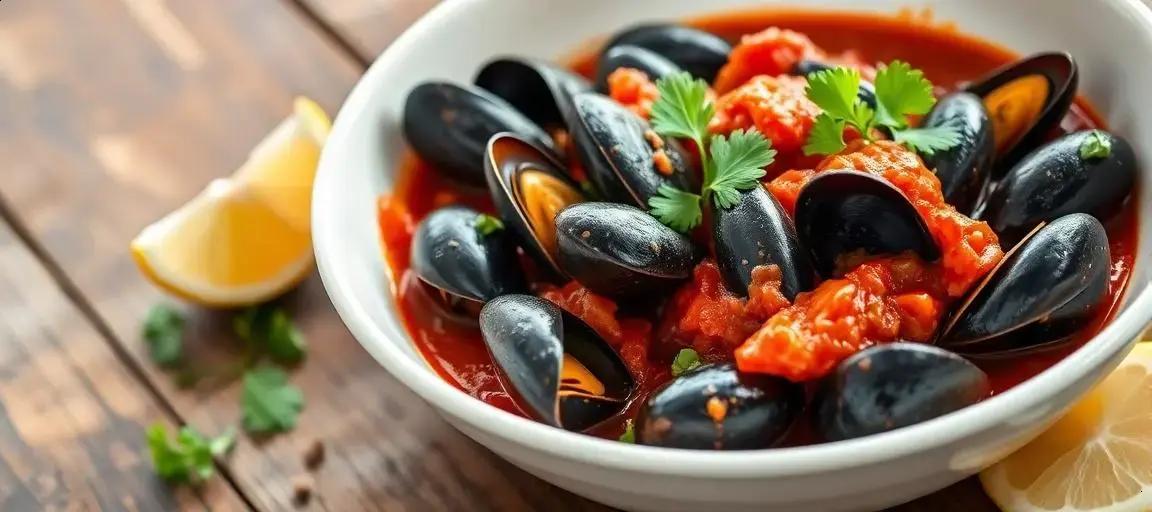mussels in tomato sauce — Mediterranean Diet Hub