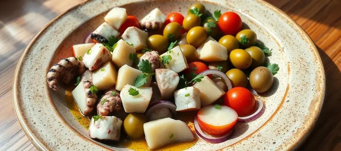 Octopus salad — Mediterranean Diet Hub
