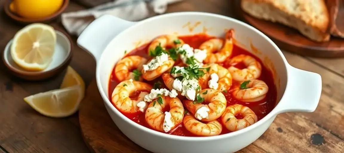 shrimp saganaki — Mediterranean Diet Hub