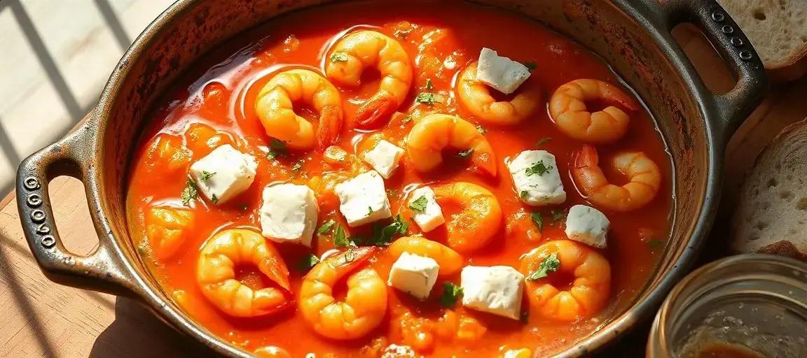shrimp saganaki — Mediterranean Diet Hub