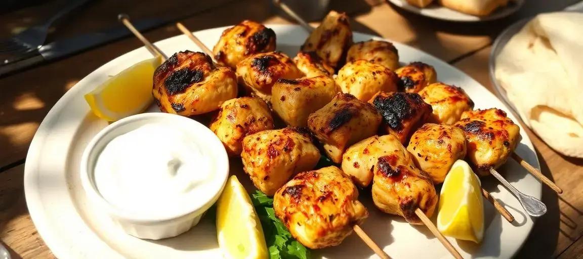 chicken souvlaki — Mediterranean Diet Hub
