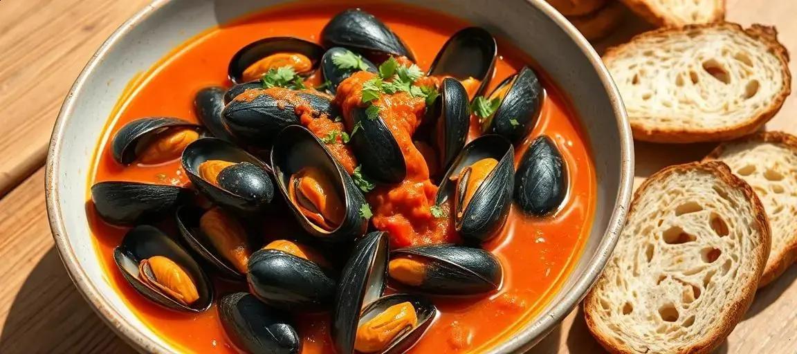 mussels in tomato sauce — Mediterranean Diet Hub