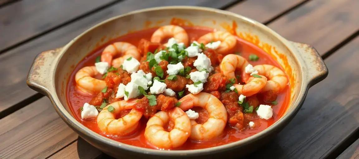 shrimp saganaki — Mediterranean Diet Hub