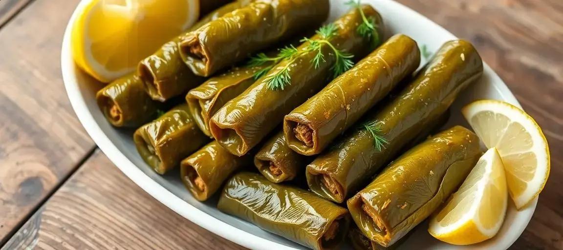 stuffed grape leaves — Mediterranean Diet Hub